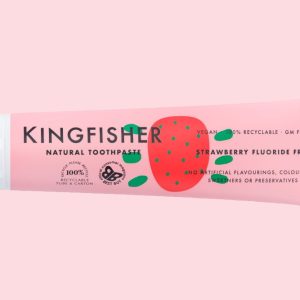 One Kingfisher Toothpaste Fluoride Free Strawberry 100ml