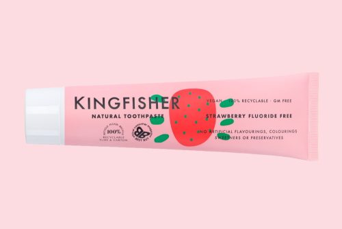 One Kingfisher Toothpaste Fluoride Free Strawberry 100ml