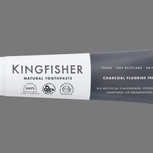 One Kingfisher Charcoal Natural Whitening Fluoride Free