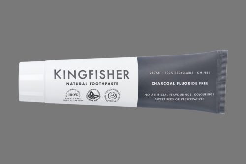 One Kingfisher Charcoal Natural Whitening Fluoride Free