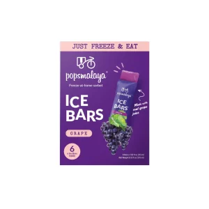 PopsMalaya Ice Bar Grape 6pk Product Image