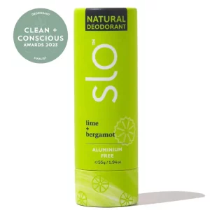 One Slo Deodorant Stick Lime Bergamot 55g