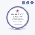 View of the top of the Made In New Zealand Using Natural Ingredients Barefoot Balsam - Foot and Leg Repair Cream container