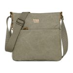 Front view of Troop London Classic Canvas Across Body Bag