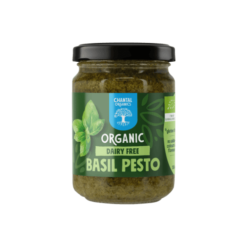 a jar of Chantal Basil Pesto 130g