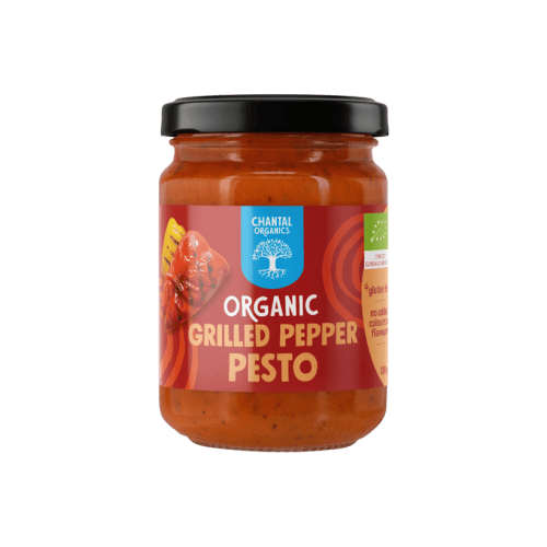 A jar of Chantal Grilled Pepper Pesto 130g