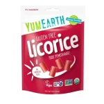 a bag of YumEarth Licorice Pomergranate 142g