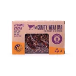 front of the CraftyWeka GF Almond Cacao packaging