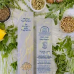 MothersFragrances Clary Sage Nagchampa on a table surrounded by incense