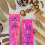 MothersFragrances Oudh Nagchampa on a table surrounded by incense