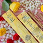 MothersFragrances Shanti Nagchamp on a table surrounded by incense