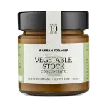 A jar of UrbanForager Vegetable Stock Concentrate 250ml