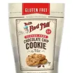 The front of Bobs Red Mill Choc Chip Mix Guten Free 624g packaging