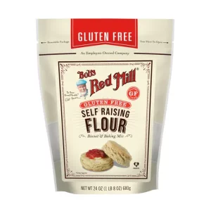 the front of Bobs Red Mill Self Raising Flour Gluten Free 680g packaging