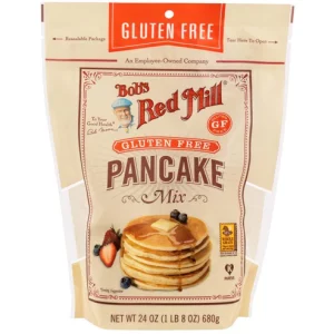 The front of Bobs Red Mill Pancake Mix Gluten Free 680g packaging