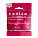 Denttabs Tooth Tablets Strawberry with Fluoride 125pc packaging