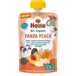 Holle Panda Peach Fruit Pouch 100g