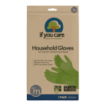 the front of if you care Household Gloves Medium packaging