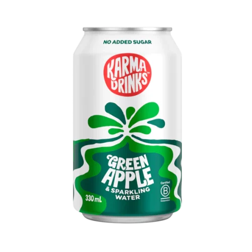 Karma Sparkling Green Apple Can 330ml