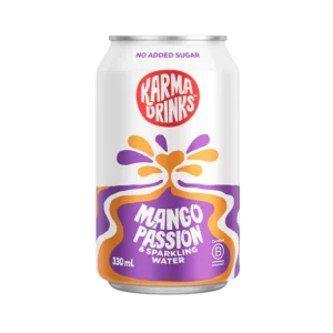Karma Sparkling Mango Passionfruit Can 330ml
