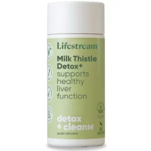 LifeStream Milk Thistle Detox+ 60cp container