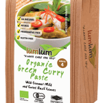 a box of Lumlum Green Curry Paste 100g