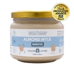 a jar of MylkMade Almond Mylk Barista Base 300ml