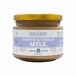 A jar of MylkMade Cashew Vanilla Mylk Base 300ml