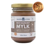 a jar of MylkMade Hazelnut Rich Mylk Base 150ml