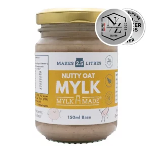 A jar of MylkMade Oat Nutty Mylk Base 150ml
