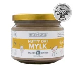 A jar of MylkMade Oat Nutty Mylk Base 300ml