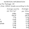 MylkMade Oat Nutty Mylk Base Nutritional Information
