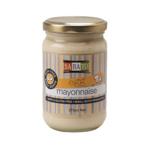 A jar of Sabato Free Range Egg Mayonnaise 275ml