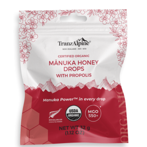 TranzAlpine Manuka Honey Drops Propolis MGO550+ 32g