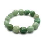 Beaded Bracelet Lge Dark Aventurine on a white table