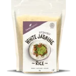 A bag of Ceres Rice Jasmine White 500g