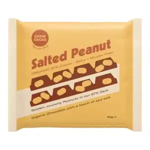 ChowCacao Salted Peanut Dark Chocolate 60g