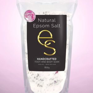 a bag of Natural Epsom Salt Rainbow Moon 800g