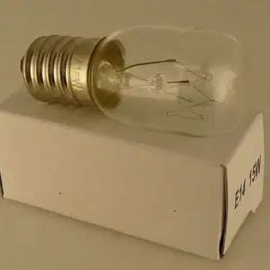Himalayan Salt Lamp Bulb 15w sitting on top of its box