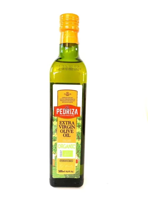 A bottle of La Pedriza Olive Oil Spanish 500ml