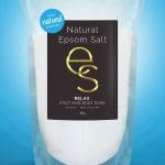 a bag of Natural Epsom Salt Plain 1kg