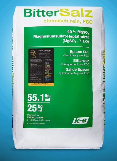 a bag Natural Epsom Salt Plain 25kg
