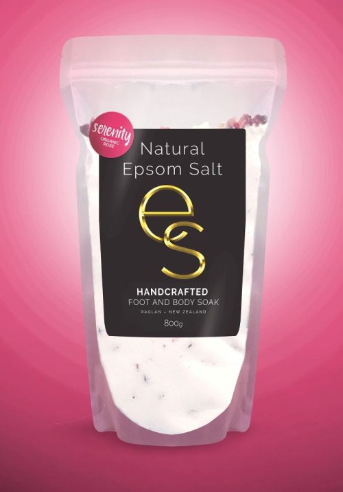 a bag of NaturalEpsomSalt Sernity 800g
