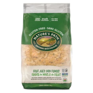 A bag of NaturesPath Corn Flakes Ecopk 750g