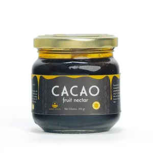 a jar of Seleno Cacao Fruit Nectar 250g