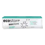a tube of Ecostore Toothpaste Whitening no flouride 100g next to its packaging