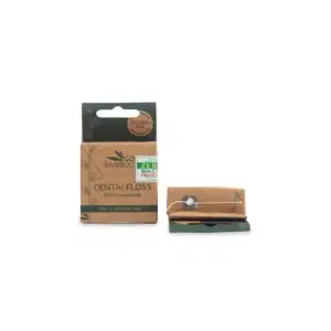Go Bamboo Dental Floss Silk pictured from the top and front