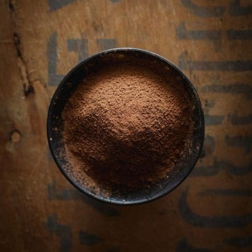 a bowl of MisterChai Choco Chai 75g
