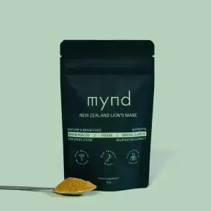 a bag of Mynd Pekepeke Lions Mane Extract 60g