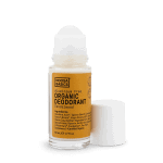 Noosa Basics Deodorant Roll On Sandalwood 50ml with the lid removed